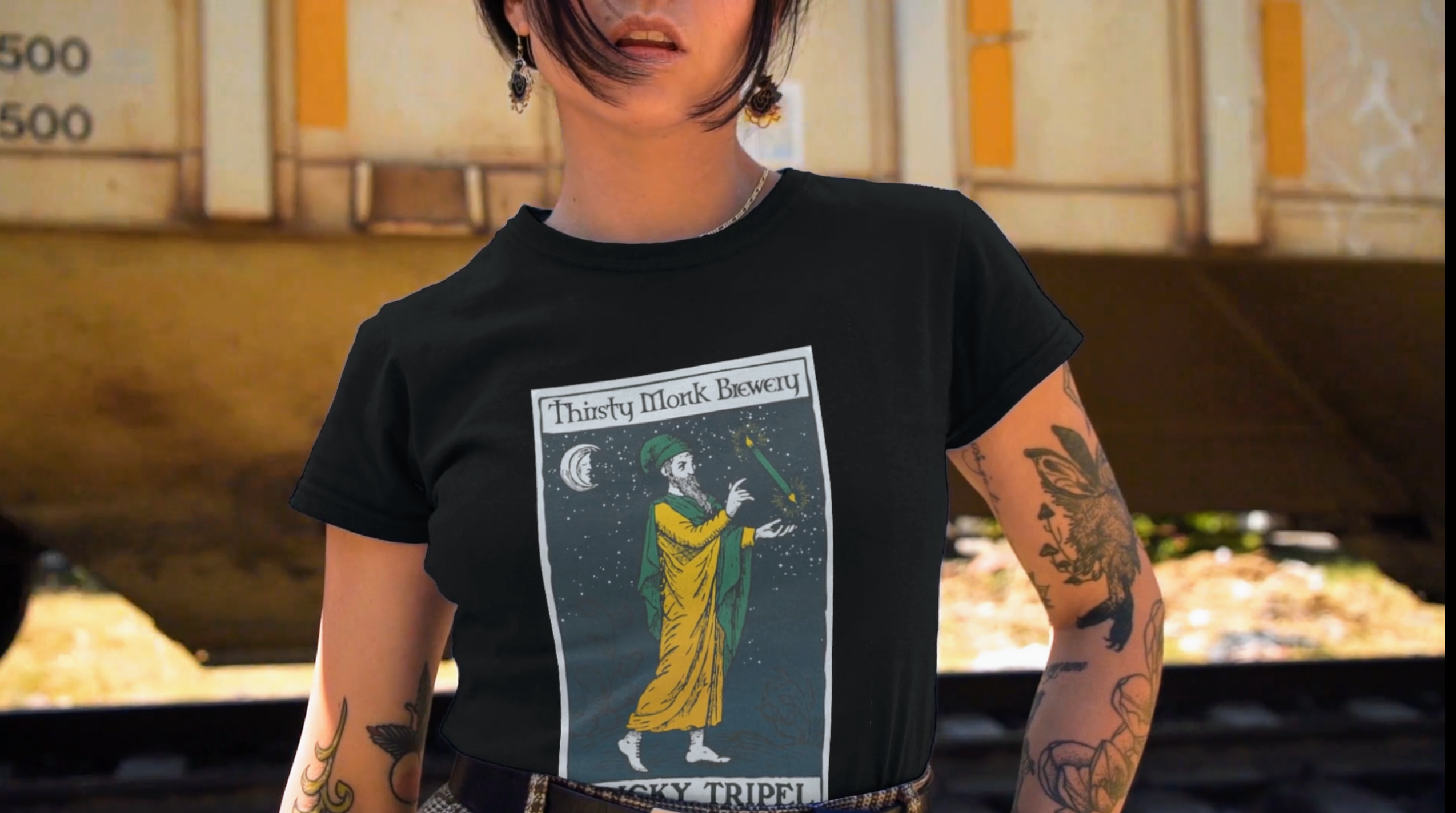 Load video: Thirsty Monk Brewery Tricky Tripel Tee