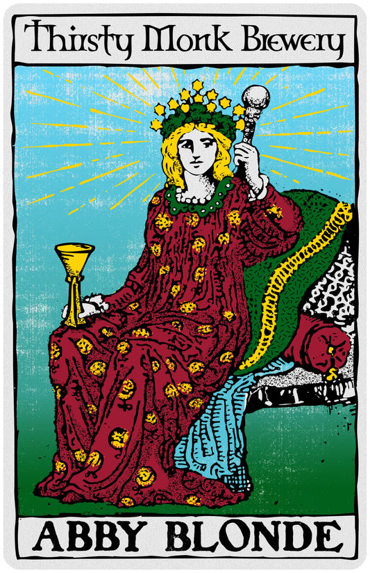 Abby Blonde Sticker 3" x 5"