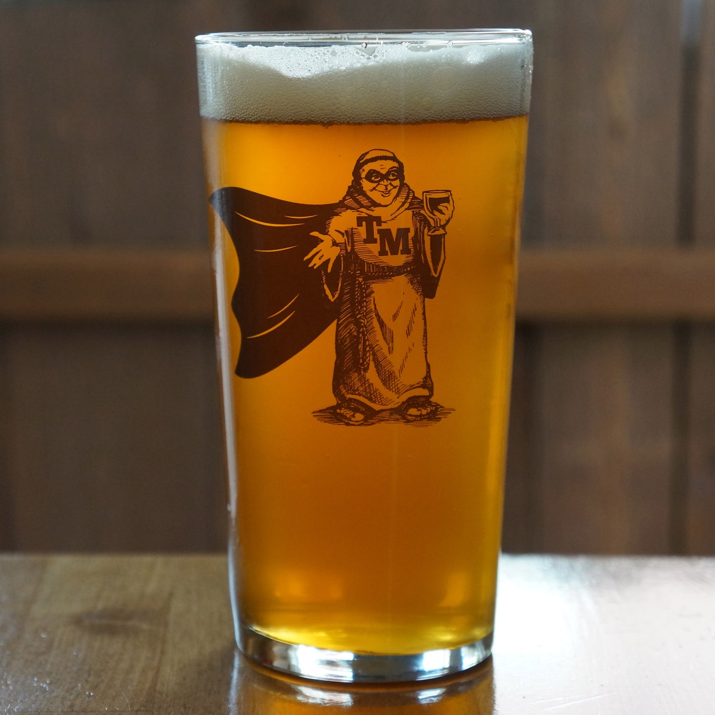 Thirsty Monk "Super Pint" Pint Glass